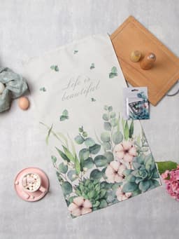 Полотенце кухонное с формочками для печенья «Этель» Eucalyptus, полотенце 40×73 см