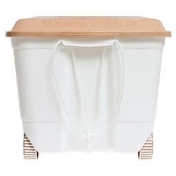 Ящик для хранения игрушек «Воздушные шары» на колёсах, 45 л, 58×39×33.5 см, тёмно - бежевый