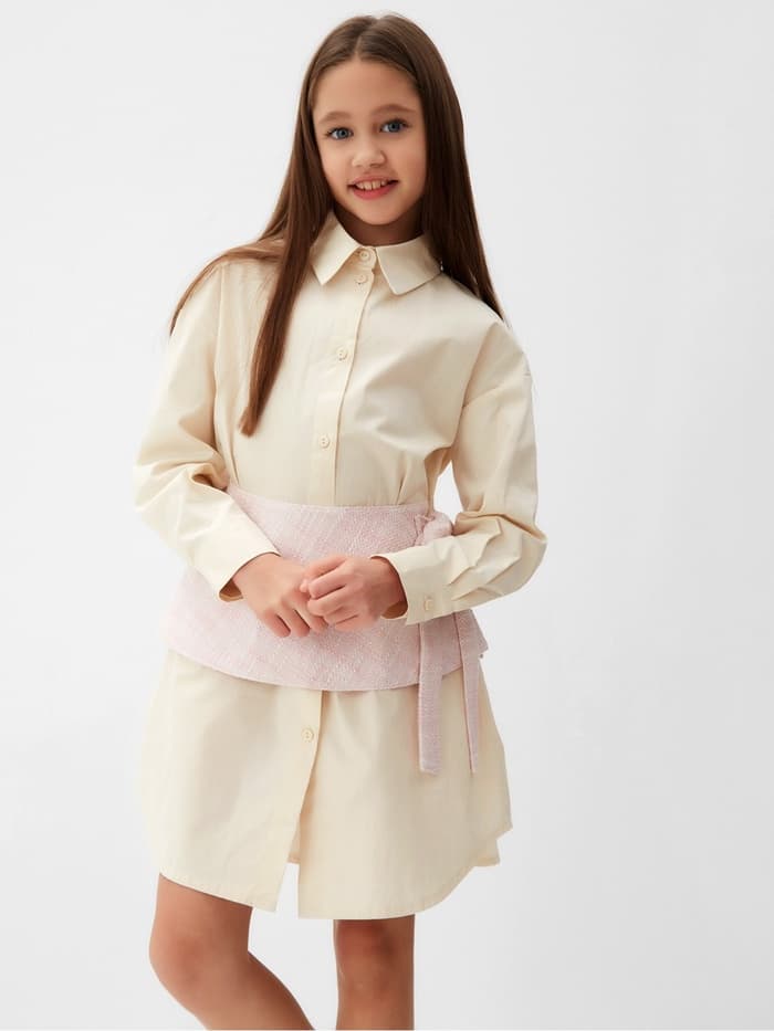 Юбка баска для девочки MINAKU: PartyDress, розовая, рост 122 см