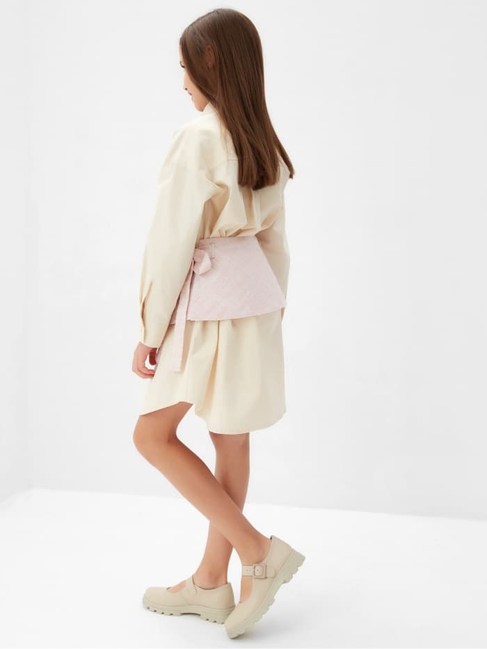 Юбка баска для девочки MINAKU: PartyDress, розовая, рост 122 см