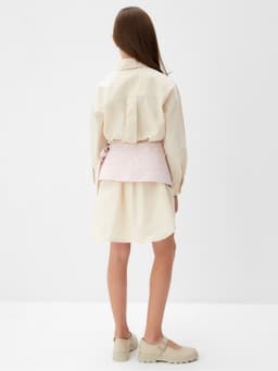 Юбка баска для девочки MINAKU: PartyDress, розовая, рост 122 см