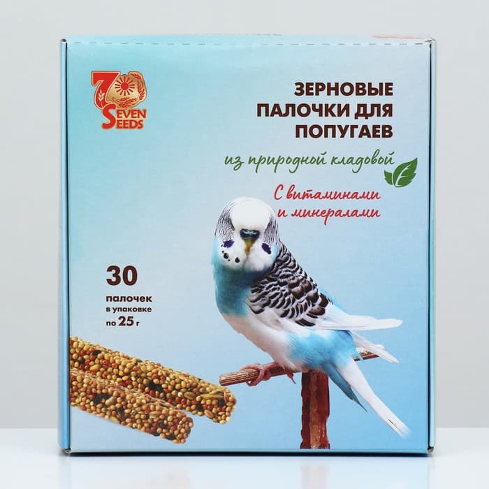 Набор палочки SHOW BOX для попугаев витаминами и минералами, коробка 30 шт., 750 г