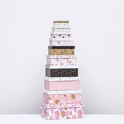 Набор коробок 10 в 1 «От всей души», 32.5×20×12.5 - 12×7×4 (± 1) см