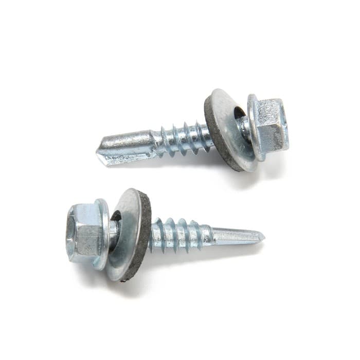 Саморезы кровельные 5.5×25 мм, оцинкованные, 200 шт.