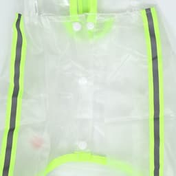 Дождевик - комбинезон для собак, размер 2XL, ДС 42, ОГ 57 см, вес 16-20 кг, прозрачный, жёлтый