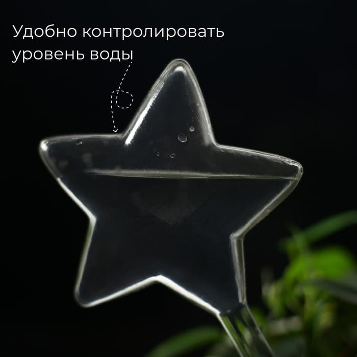 Автополив для комнатных растений «Звезда», 100 мл, ПВХ, Greengo