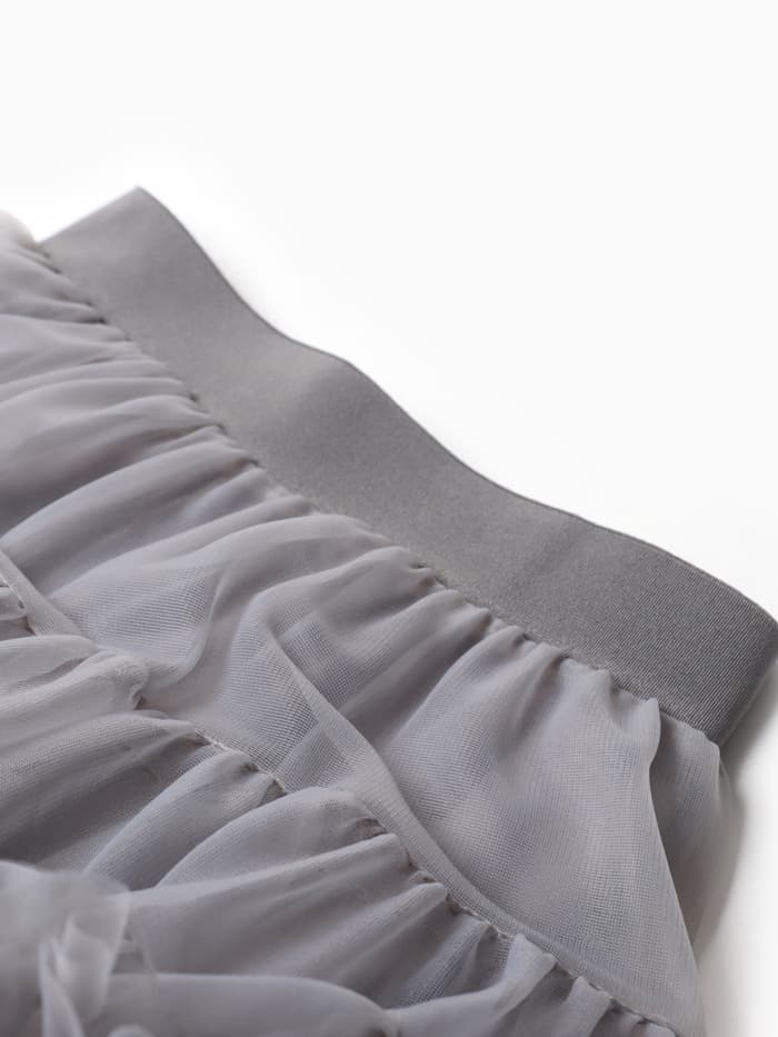Юбка нарядная для девочки KAFTAN размер 28, серая, рост 86-92 см