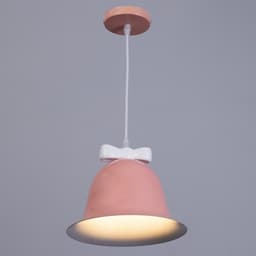 Светильник «Микки» Е27 40 Вт розовый белый 23×23×19-119 см BayerLux
