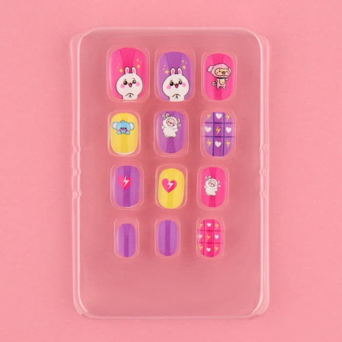 Детские накладные ногти «Милашка», 12 шт.