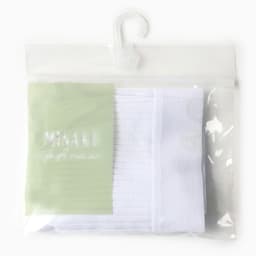 Трусы женские бразилиана MINAKU в рубчик, размер 44-46, белые