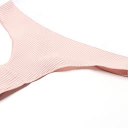 Трусы женские бразилиана MINAKU в рубчик, размер 44-46, бежевые