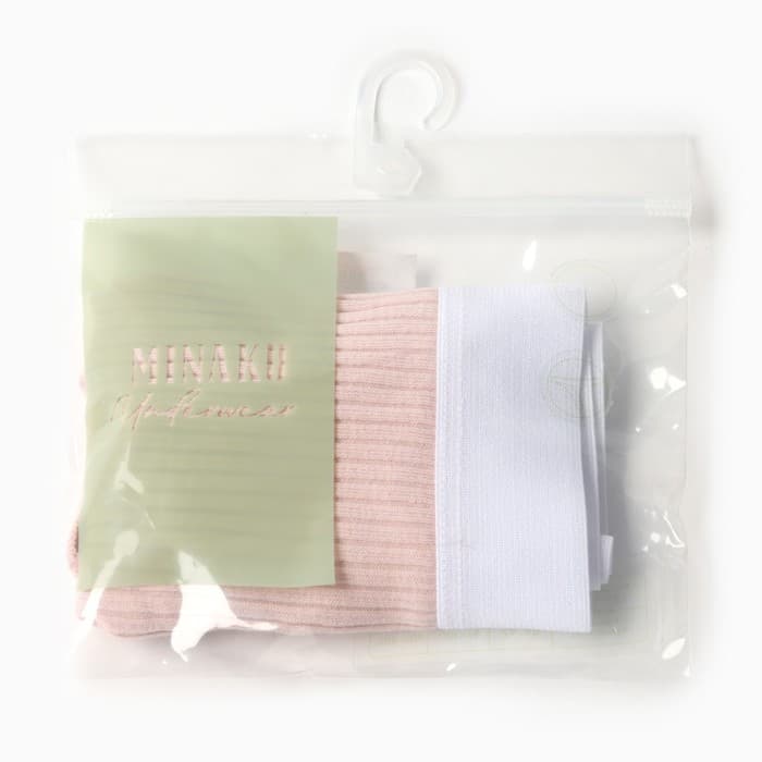 Трусы женские бразилиана MINAKU в рубчик, размер 44-46, бежевые