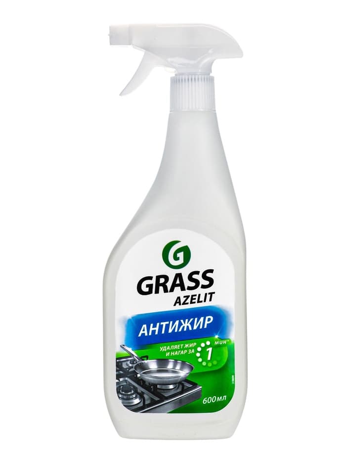 Чистящее средство Grass Azelit АНТИЖИР, спрей, для кухни, 600 мл