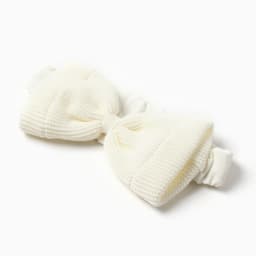 Набор для выписки «Крошка Я» (одеяло-конверт, бант, комбинезон, пинетки, шапочка), цвет молочный