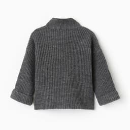 Кардиган для девочки KAFTAN, серый, размер 26 (80-86 см)