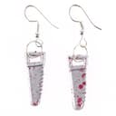 Карнавальные серёжки "Пила", цвета МИКС