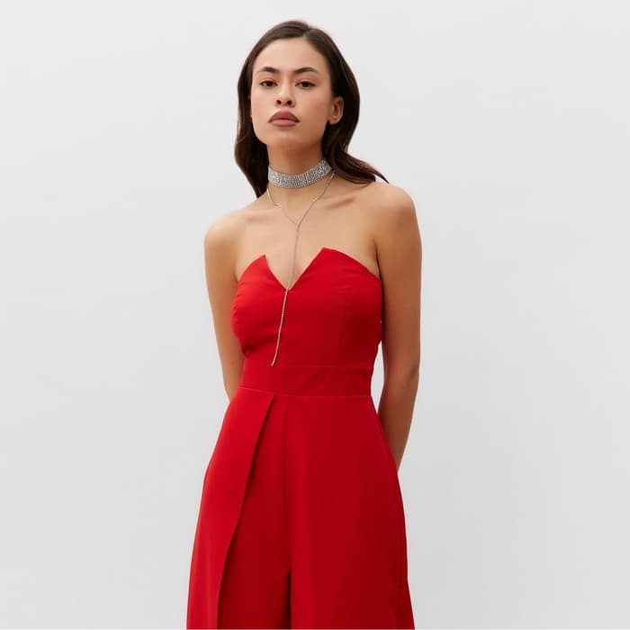 Комбинезон женский MIST Celebration, размер 48, красный