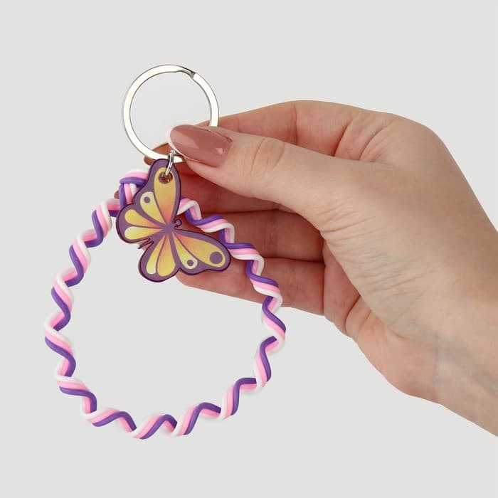 Брелок для ключей детский, обвес на сумку «Самая яркая», 15×6 см