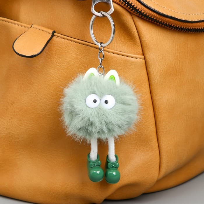 Брелок для ключей на кольце «Пушистик. Чудик с ушками, в ботинках», 5×5×9 см