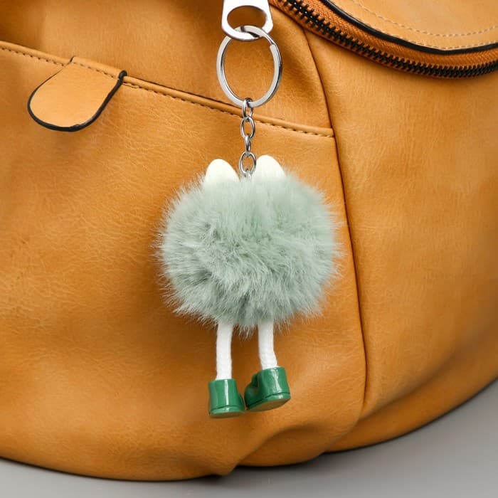 Брелок для ключей на кольце «Пушистик. Чудик с ушками, в ботинках», 5×5×9 см