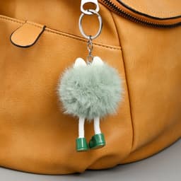 Брелок для ключей на кольце «Пушистик. Чудик с ушками, в ботинках», 5×5×9 см