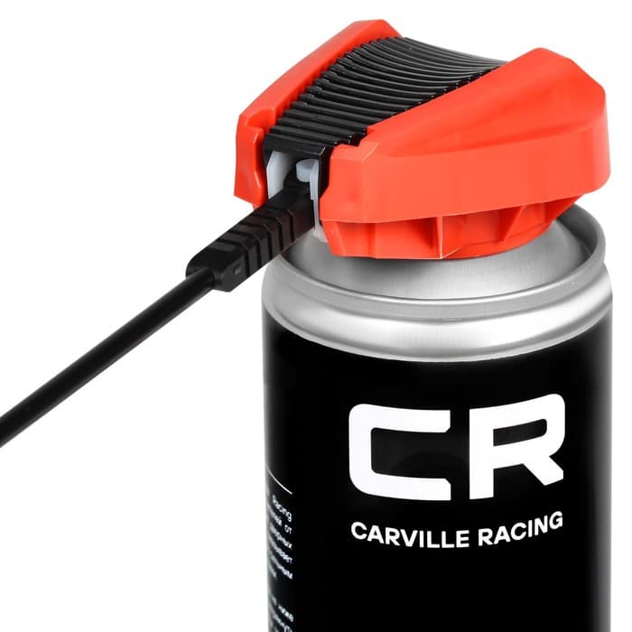Смазка Carville Racing литиевая с PTFE, белая, аэрозоль, распылитель 2в1, 400 мл