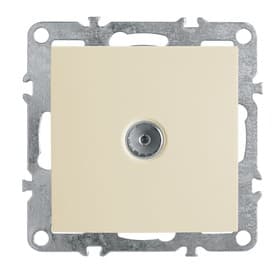 Розетка ТВ STEKKER, серия Эрна, скрытая, одноместная, RJ45, слоновая кость, PST00-9108-02