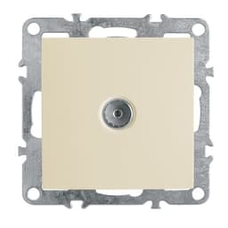 Розетка ТВ STEKKER, серия Эрна, скрытая, одноместная, RJ45, слоновая кость, PST00-9108-02