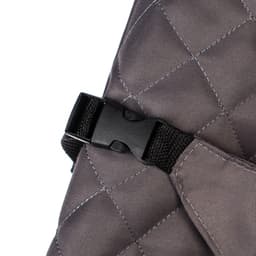 Шезлонг детский, кресло - качалка с игрушками для новорождённых «Крошка Я», серый