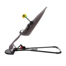 Шезлонг детский, кресло - качалка с игрушками для новорождённых «Крошка Я», серый