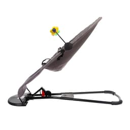 Шезлонг детский, кресло - качалка с игрушками для новорождённых «Крошка Я», серый