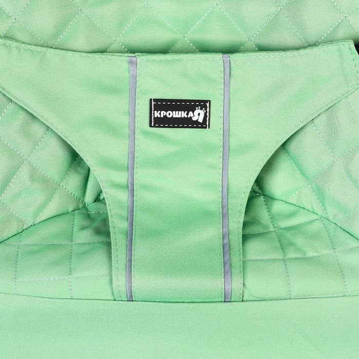 Шезлонг детский, кресло - качалка с игрушками для новорождённых «Крошка Я», зелёный