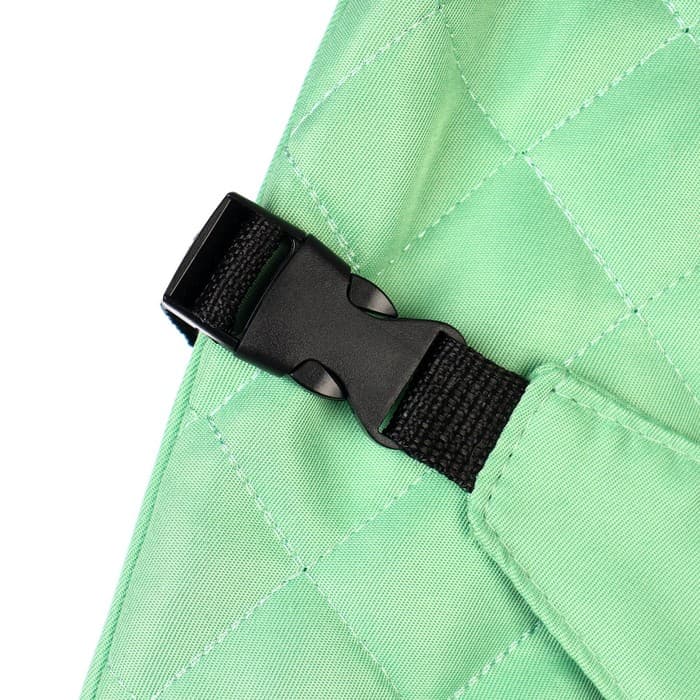 Шезлонг детский, кресло - качалка с игрушками для новорождённых «Крошка Я», зелёный