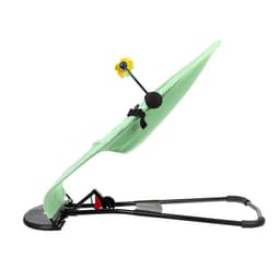 Шезлонг детский, кресло - качалка с игрушками для новорождённых «Крошка Я», зелёный