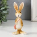 Фигурка полистоун «Зайка с сумкой через плечо», 5×3.5×11 см