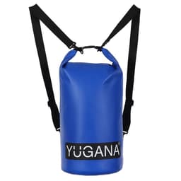 Гермомешок YUGANA, ПВХ, водонепроницаемый 30 л, два ремня, синий