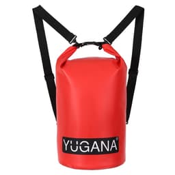 Гермомешок YUGANA, ПВХ, водонепроницаемый 40 л, два ремня, красный