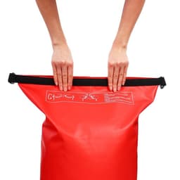 Гермомешок YUGANA, ПВХ, водонепроницаемый 40 л, два ремня, красный