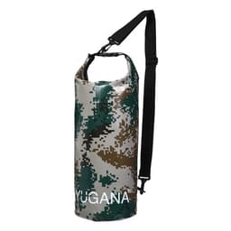 Гермомешок YUGANA, ПВХ, водонепроницаемый 15 л, один ремень, камуфляж