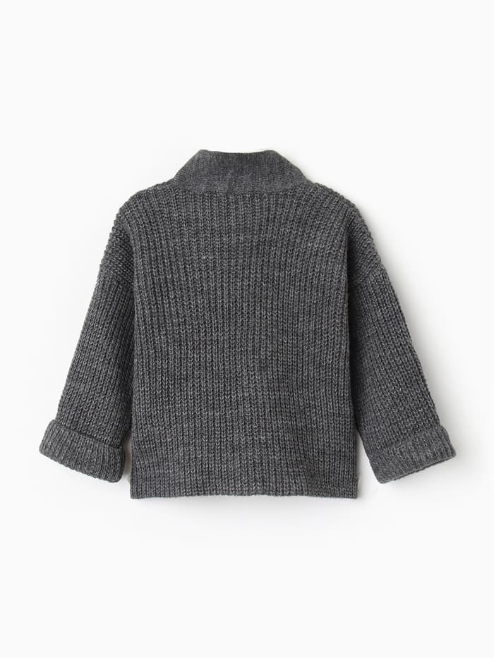 Кардиган для девочки KAFTAN, серый, размер 30 (98-104 см)
