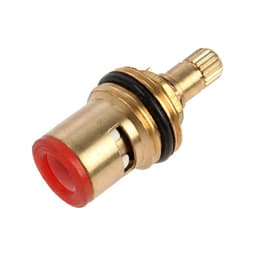 Кран-букса ZEIN, 1/2" под крест, шток 8×20 шлицов, угол поворота 180 град, латунь, керамика