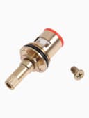 Кран-букса ZEIN, 1/2" под крест, шток 8*24 шлицов, угол поворота 180 град, латунь, керамика