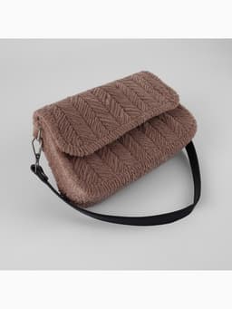 Канва-основа для вышивания сумки, пластиковая, 45×47 см, 2×2 мм, белая