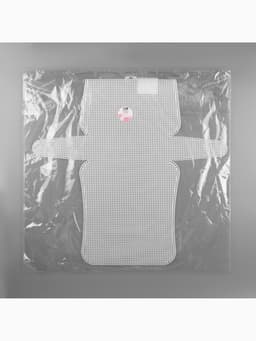 Канва-основа для вышивания сумки, пластиковая, 45×47 см, 2×2 мм, белая