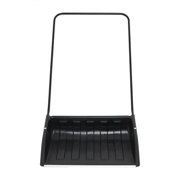 Движок для уборки снега, пластиковый ковш 47×70 см, металлическая планка, металлическая ручка