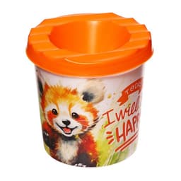 Стакан - непроливайка для рисования Calligrata «Кошачий медвежонок», 210 мл, с рисунком