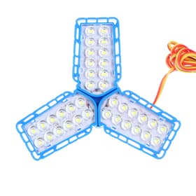 Фонарь кемпинговый, 6 Вт, SMD 2835, кабель 1-1.5 м, с зажимом от 12 В, 12×5 см