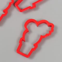 Формочки для лепки «Кактусы», набор 3 шт., 8,8 × 5,4 см; 10,7 × 4,7 см; 10 × 6,7 см