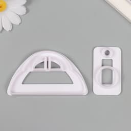 Формочки для лепки «Автомобиль», набор 2 шт., 3 × 5,2 см; 4,9 × 8,7 см