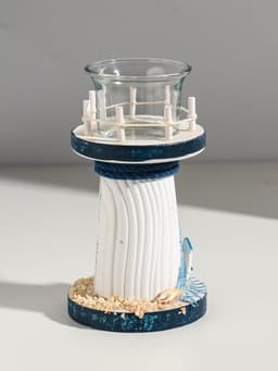 Деревянный подсвечник на 1 свечу «Маяк», 15×8×8 см